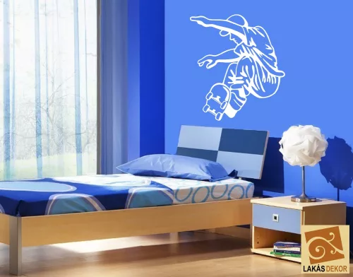 Gördeszkás 1 falmatrica