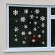 Karácsonyi hópehely ablakmatrica szett – 19 db