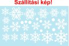 Karácsonyi hópehely ablakmatrica szett – 19 db