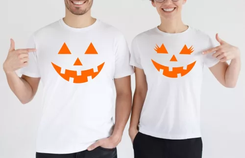 MR és MRS Halloween páros póló