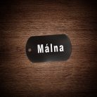 Kutyabiléta, dögcédula 1 oldalas (név vagy telefonszám)