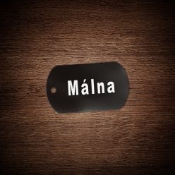 Kutyabiléta, dögcédula 1 oldalas (név vagy telefonszám)