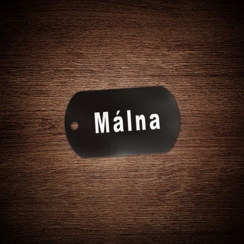 Kutyabiléta, dögcédula 1 oldalas (név vagy telefonszám)