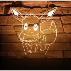 Pokémon 7 színű 3D LED lámpa