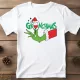 Karácsonyi Grinchmas boros férfi póló – humoros ünnepi minta