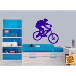 Kerékpáros 4 falmatrica