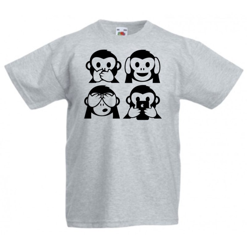 Négy majom gyerek póló