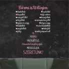 Bármi is történjen – Családi szeretet idézet falmatrica (1. változat)