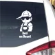 Baby on Board kültéri autósmatrica – vidám és tartós dekor a mindennapokra