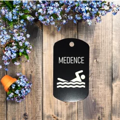 Medence kulcstartó