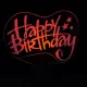 Happy Birthday 3D led lámpa