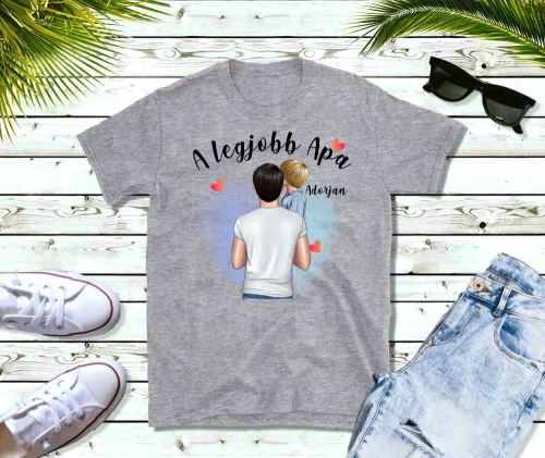 A legjobb apa férfi póló (Fiú)
