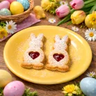 Szívküldi Nyuszi– Szív Alakú Hasú Húsvéti Linzer Kiszúró