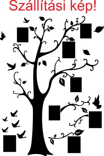 Családfa falmatrica