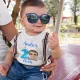 Személyre szabható szülinapi fiús baba póló