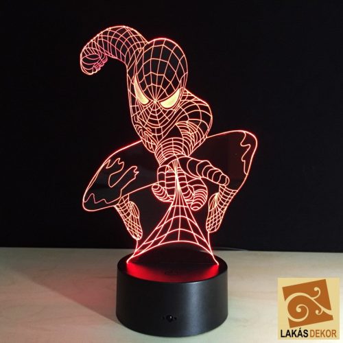 Pókember éjjeli LED lámpa