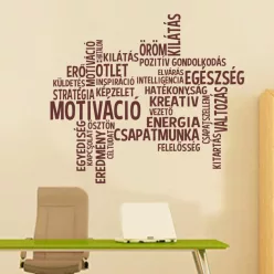 Motivációs idézet falmatrica