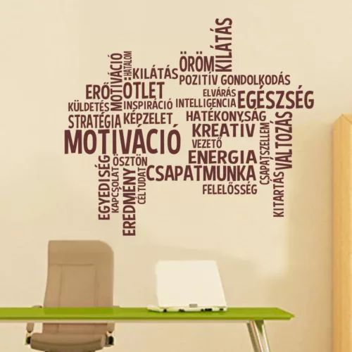 Motivációs idézet falmatrica