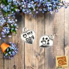 Kör alakú biléta kicsi egyoldalas (1 oldal: név és telefonszám)