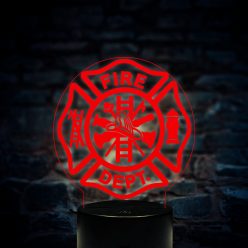 1. Tűzoltó 3D lámpa