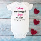 Anyák napi baba body – Boldog Anyák Napját felirattal