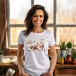 Húsvéti kávés női póló