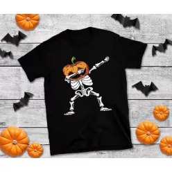 Halloween csontváz férfi póló