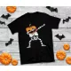 Halloween csontváz férfi póló