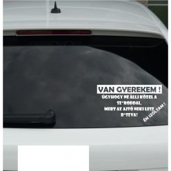 Van gyerekem (1. változata) autósmatrica