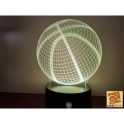 Kosárlabda led lámpa 3D hatású