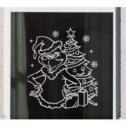 Grinch ablakmatrica
