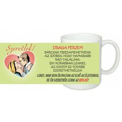 Drága férjem bögre