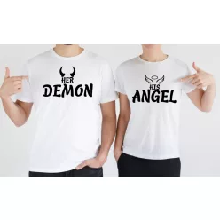 Damon & Angel páros póló