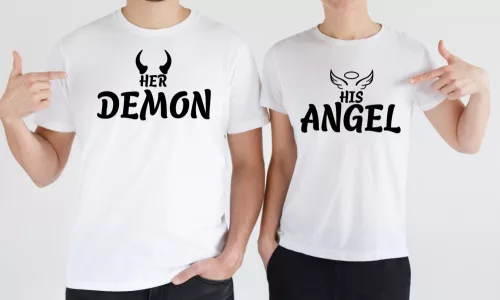 Damon & Angel páros póló