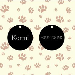   Kör alakú biléta kicsi kétoldalas (1 oldal: név, 2 oldal : telefonszám)