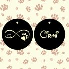 Kör alakú biléta kicsi, végtelen love (1 oldal: név vagy telefonszám)