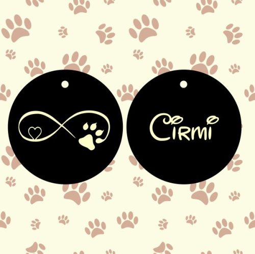 Kör alakú biléta kicsi, végtelen love (1 oldal: név vagy telefonszám)