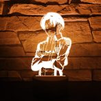 Attack on Titan Levi 3D LED lámpa