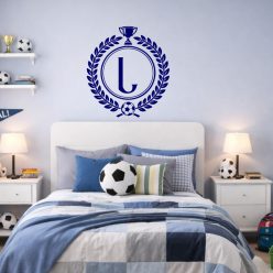   Bajnokok Ligája – Egyedi Monogramos Focis Falmatrica Kupával