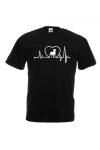 Rottweiler EKG férfi póló