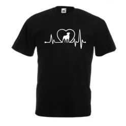 Rottweiler EKG férfi póló