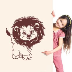 Oroszlán kölyök falmatrica