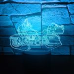 Harley Davidson Electra Glide 3D hatású led lámpa