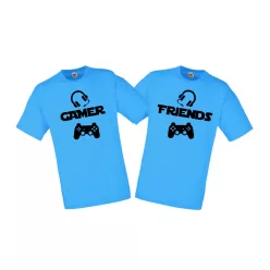 Gamer Friends páros gyerek póló