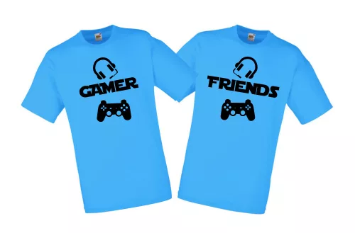 Gamer Friends páros gyerek póló