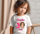 Személyre szabható szülinapi baba póló lányoknak