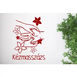 4. Kézmasszázs falmatrica