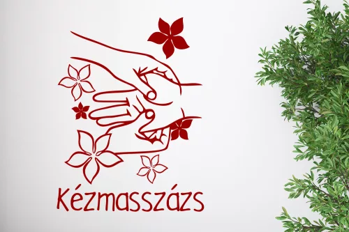 4. Kézmasszázs falmatrica