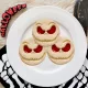 Halloween koponyás linzer kiszúró – sütikinyomó