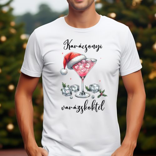 Karácsonyi varázskoktél férfi póló